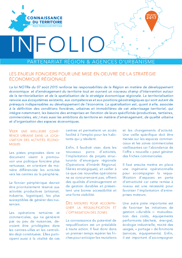 Synthèse de l'étude : inFolio