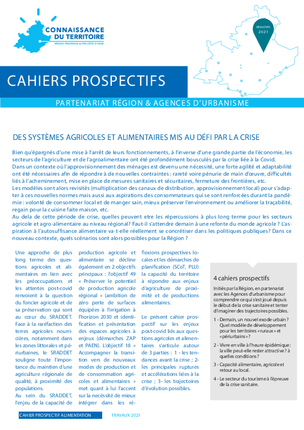 Cahiers prospectif N°3