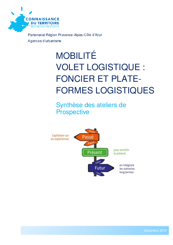 Foncier et plateformes logistiques I Décembre 2019