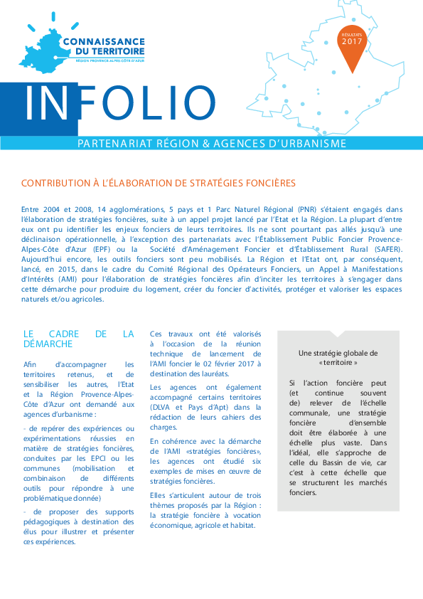 Synthèse de l'étude : inFolio